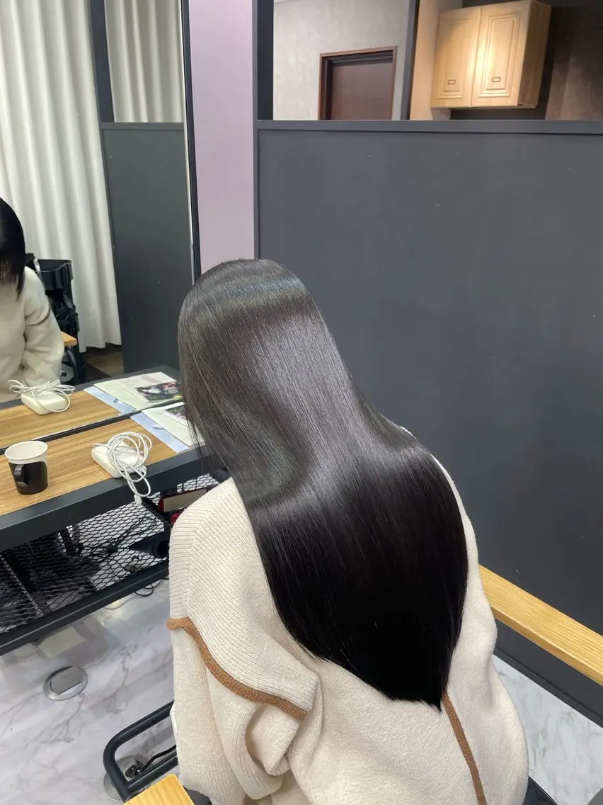 🎀【美髪矯正】乾かしただけで艶髪に🎀の写真