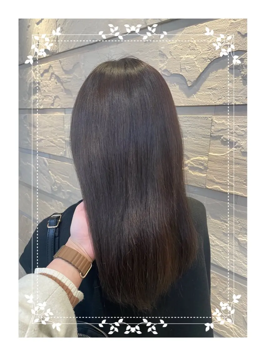 ロング カラー 透明感カラー グレージュ ラベンダーカラー ラベンダーグレージュ ラベンダーグレー 🌼 misaki 🌼のヘアスタイル