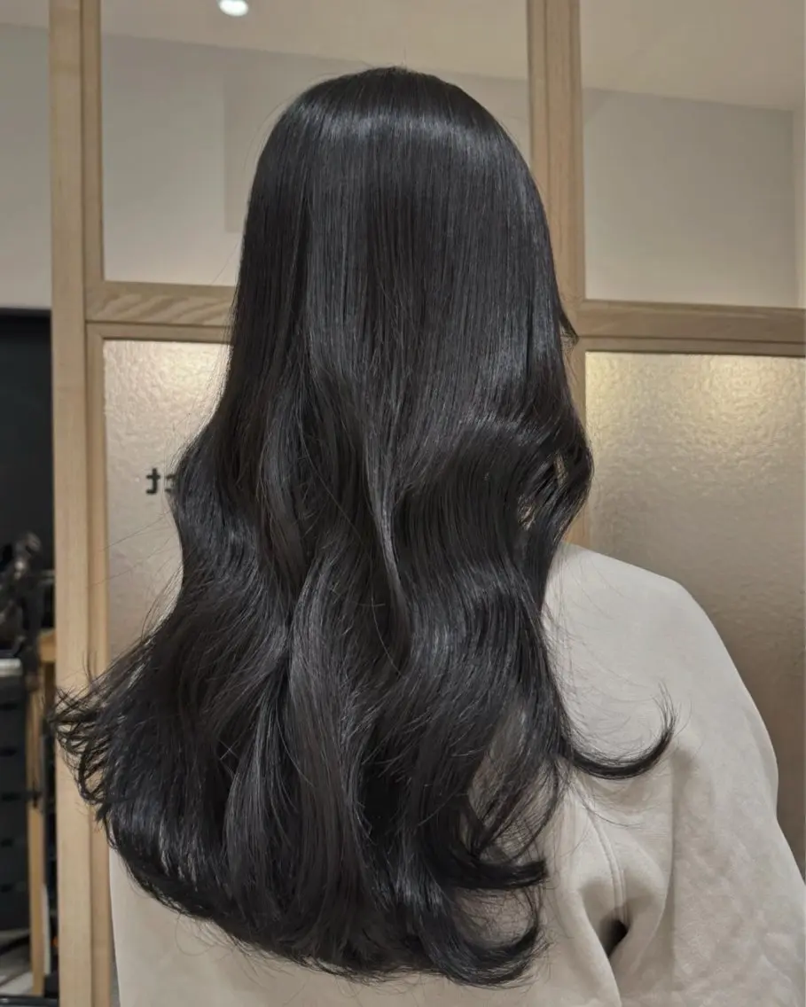 ロング カット ヘアカラー トリートメント 𓍯柔らかhair 𓍯 yukinoのヘアスタイル