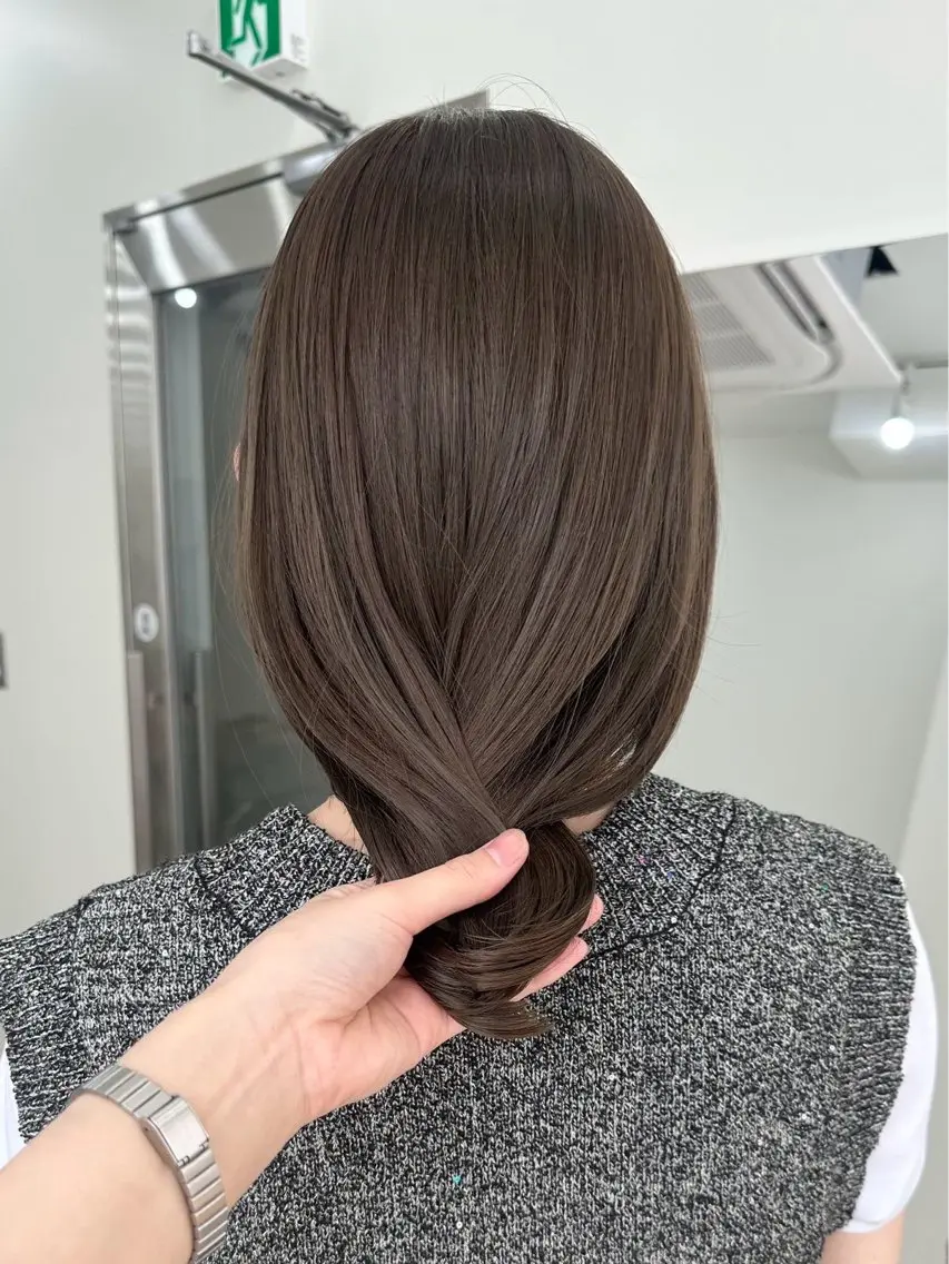 カラー y0uta/ 縮毛矯正モデル様募集のヘアスタイル
