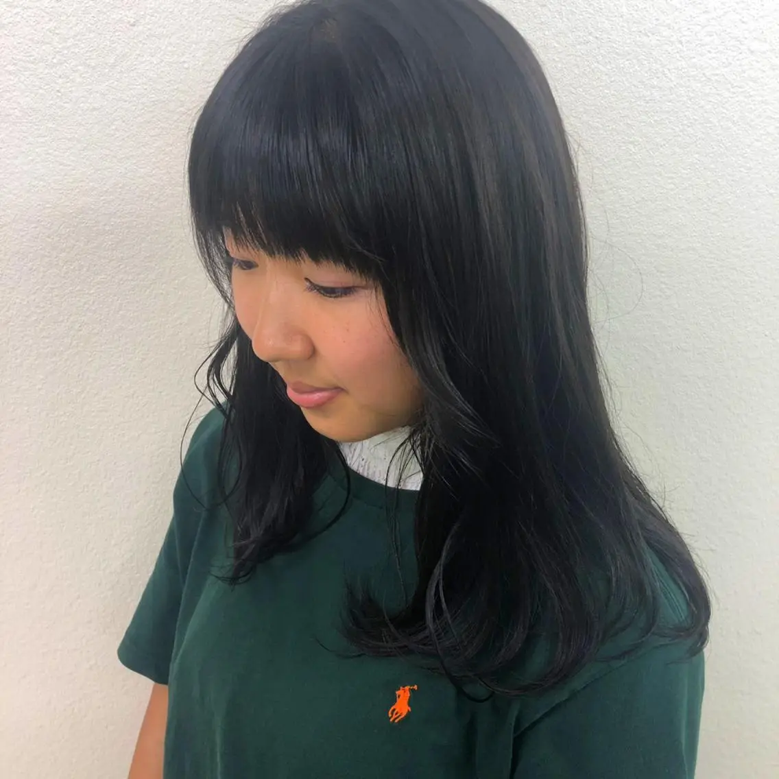 ロング カラー レイヤーカット 韓国ヘアayameのヘアスタイル