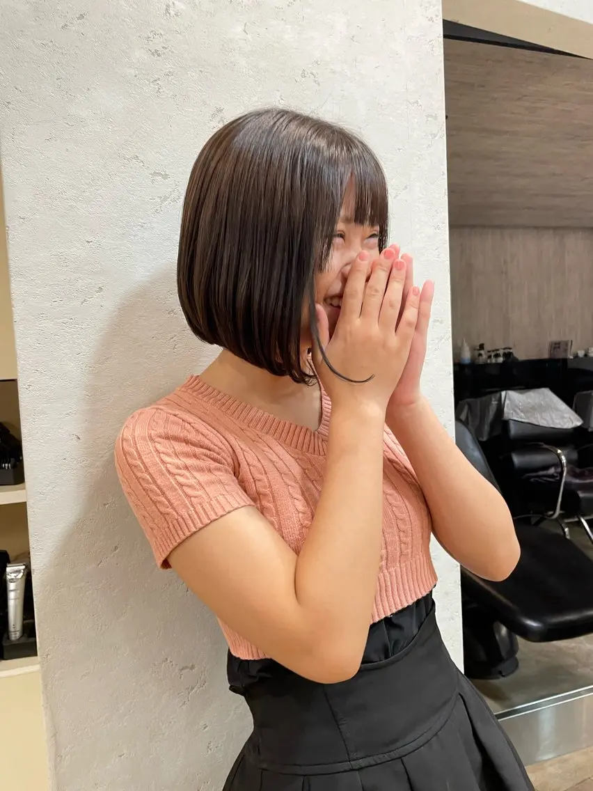 ショート カラー ブラウンカラー ナチュラルブラウン 髪質改善/Bloss om🌷高橋沙衣のヘアスタイル