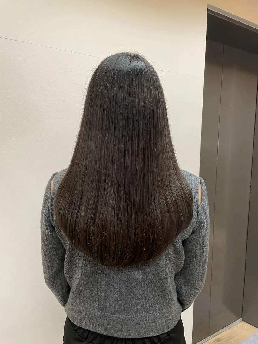セミロング カラー 渡辺 涼雅のヘアスタイル