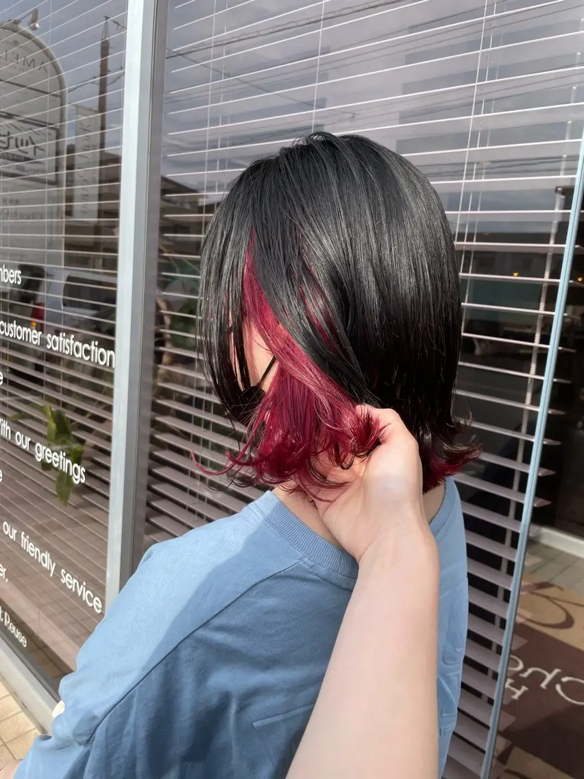 ミディアム カラー 三浦 悠のヘアスタイル