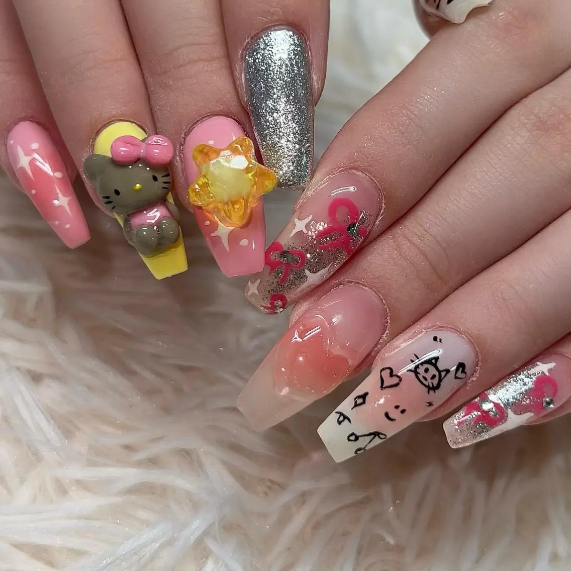 ネイル ハンドネイル 【Yappy🌈】 💖P-tanaのネイルデザイン
