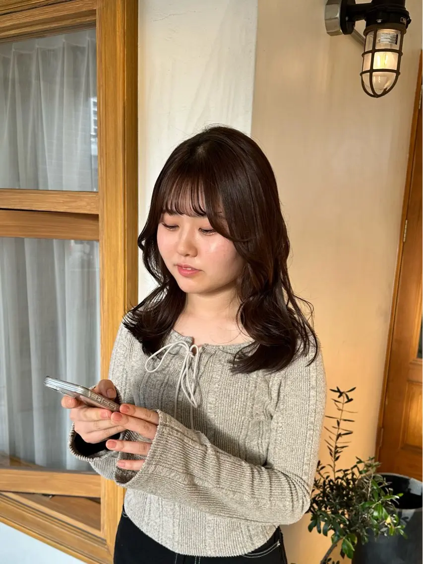 ミディアム 縮毛矯正＆髪質改善 特化/ゆいのヘアスタイル