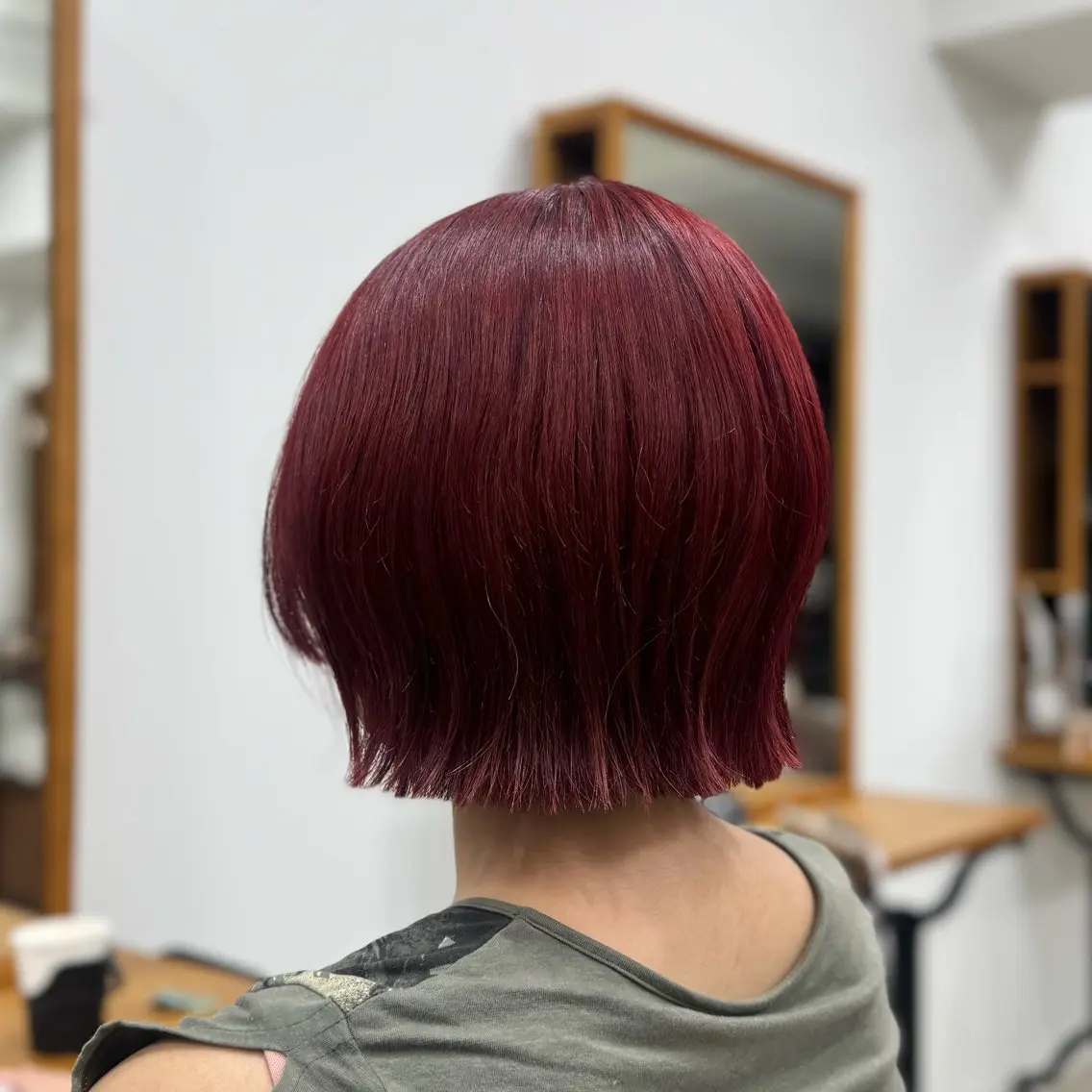 ショート カラー カット ヘアカラー トリートメント 田島拓海 ボブカットのヘアスタイル