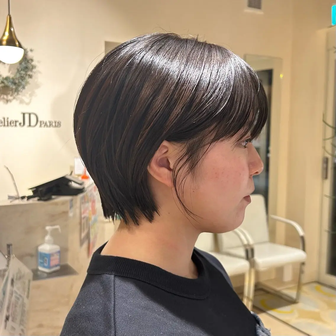 ショート くびれヘア シャギー ショートヘア 笹木 菜々子のヘアスタイル