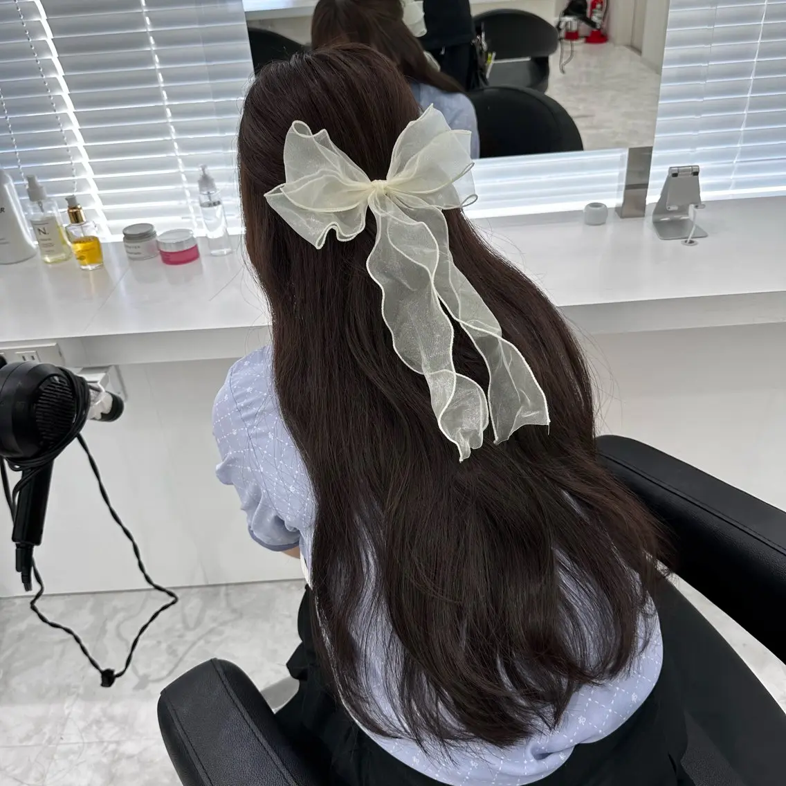 ロング カラー カット ヘアカラー トリートメント ヘッドスパ ヘアセット ♡上品韓国髪♡ブラ ウン/SAYATOのヘアスタイル