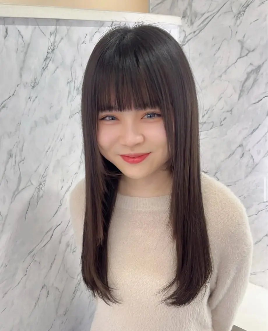 ロング 🐈‍⬛ララモアナ yuri🐈‍⬛のヘアスタイル