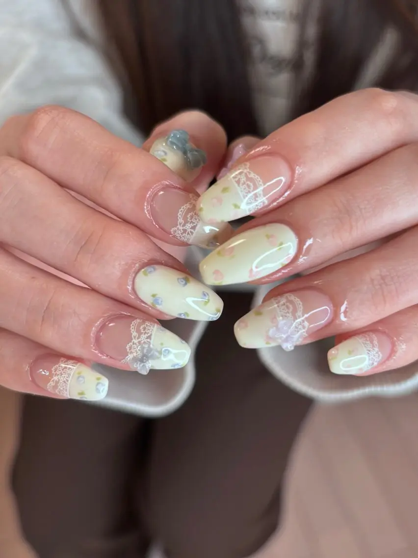🎀持ち込みデザインネイル♡オフあり🫧の写真