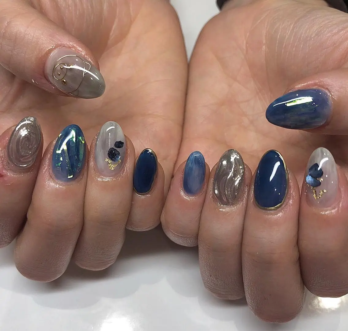 ネイル ニュアンスネイル 鶴田୨ৎmaison de NALIのネイルデザイン