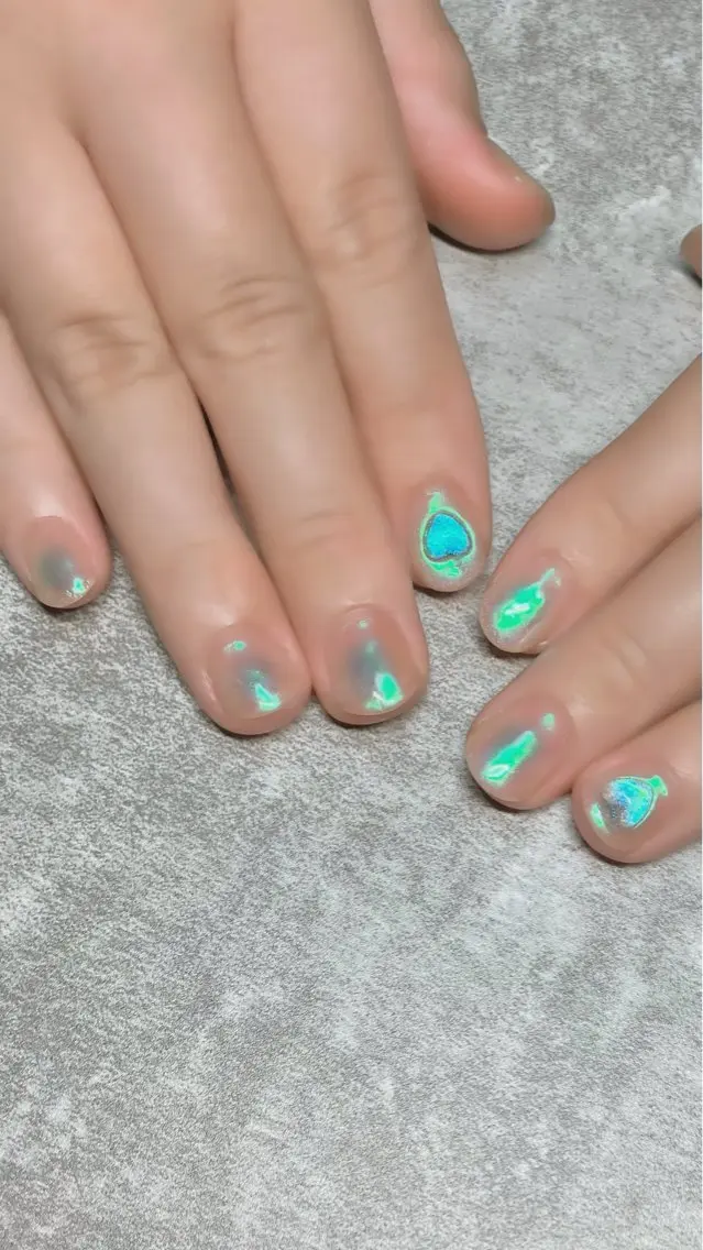 ネイル ハンドネイル ハンドケア shino🌟 痛ネイルのネイルデザイン