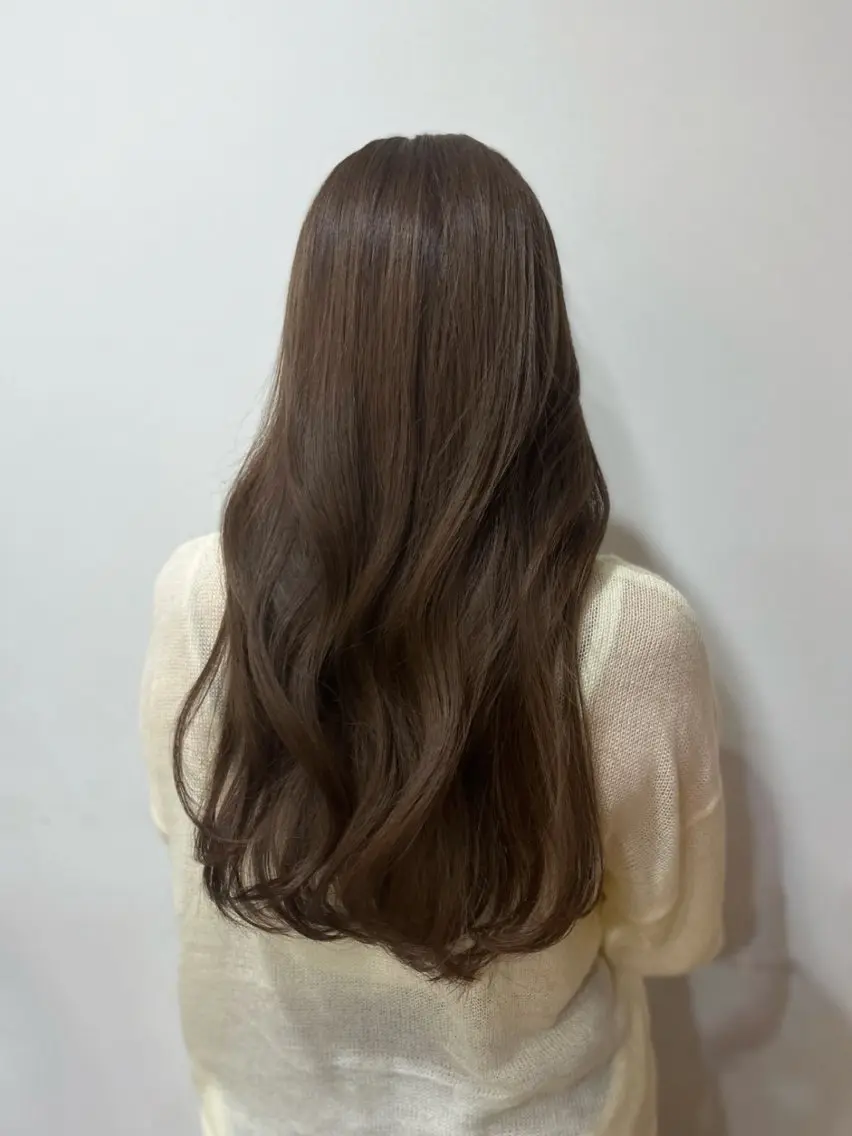 ロング カラー カット ヘアカラー トリートメント 透明感カラー／ 艶感カラー／RAMUのヘアスタイル