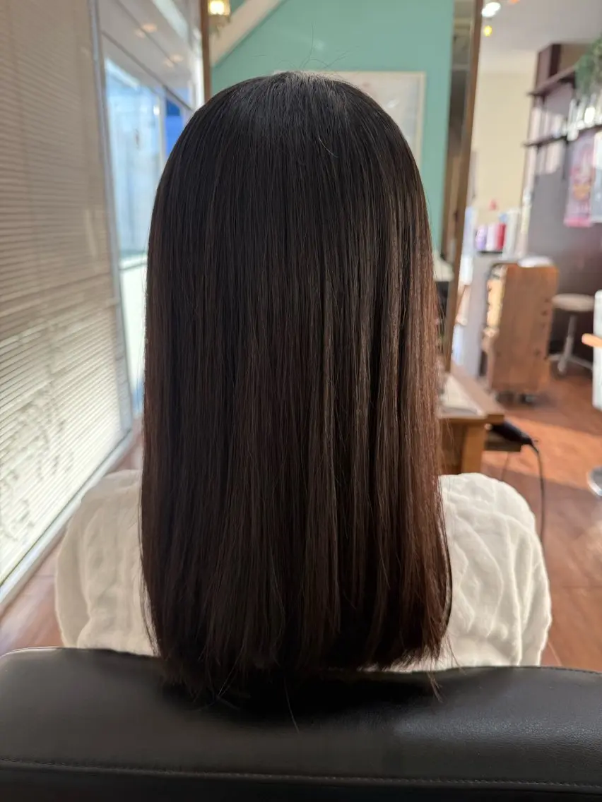 ロング 久保田 結衣のヘアスタイル