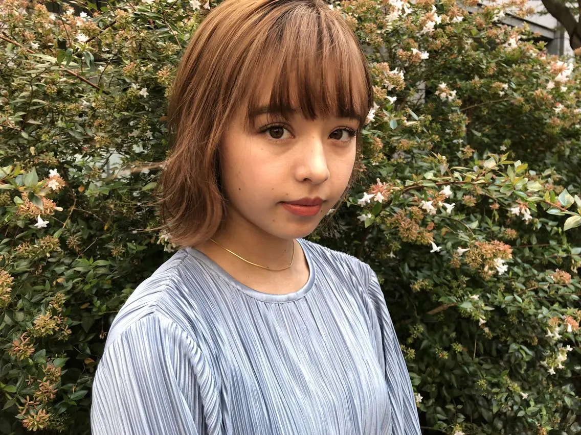 ショート カラー ヘアアレンジ REONA🪽✨薬院 レイヤーカット🫧のヘアスタイル