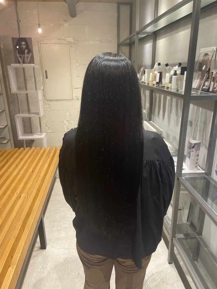 ロング 🇨🇳ハイトーン ワンホン🇰🇷ななのヘアスタイル