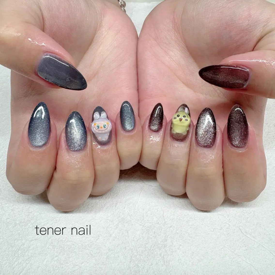 ネイル マグネットネイル ハンドネイル テネルネイル tener nailのネイルデザイン