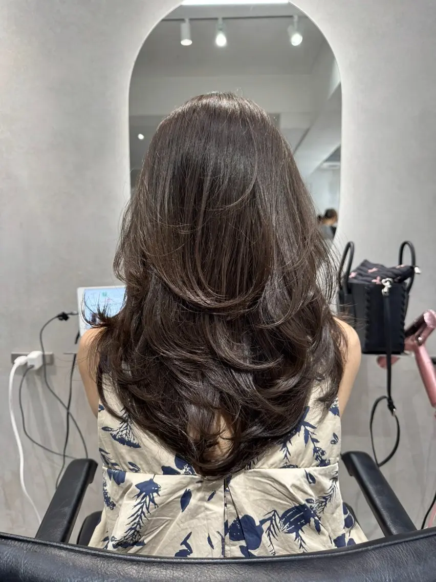 ロング レイヤーカット ✨レイヤーカット 海外ヘア/原宿✨のヘアスタイル