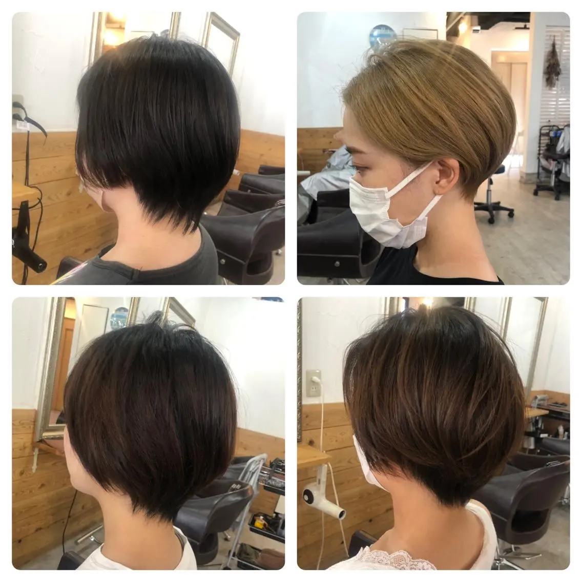 ショート カット パーマ 縮毛矯正 トリートメント 髪質改善＆ブリーチ 伊勢　祐一郎のヘアスタイル