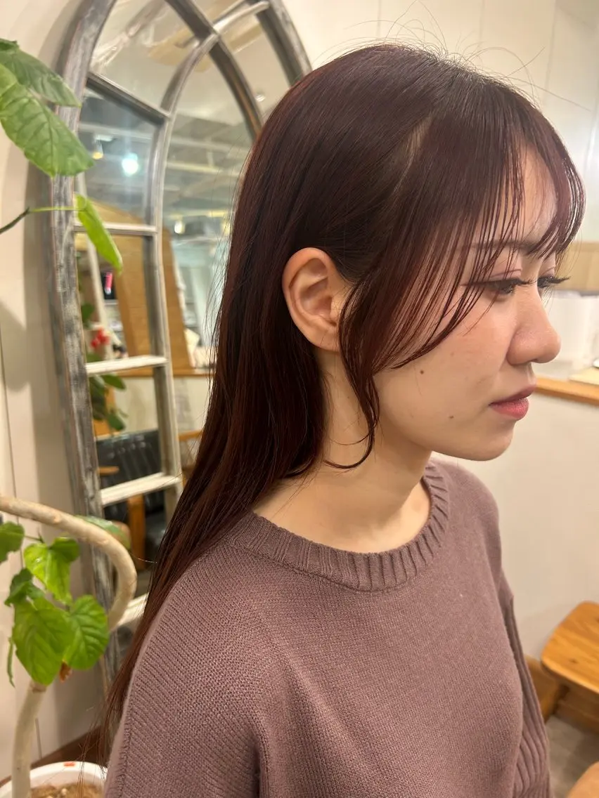 ロング カラー デザインカット 似合わせカット 小倉/レイヤー/ 顔周りカット/naoのヘアスタイル
