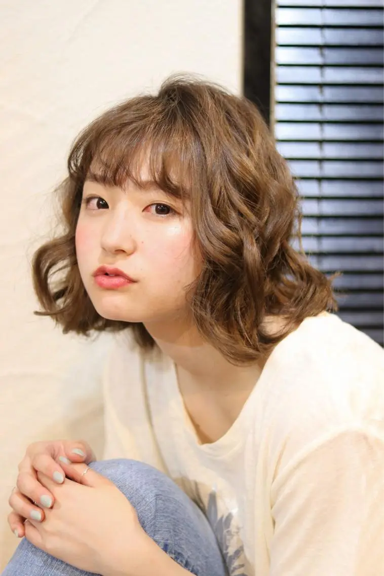 外国人風&透け感カラー&前処理トリートメントの写真