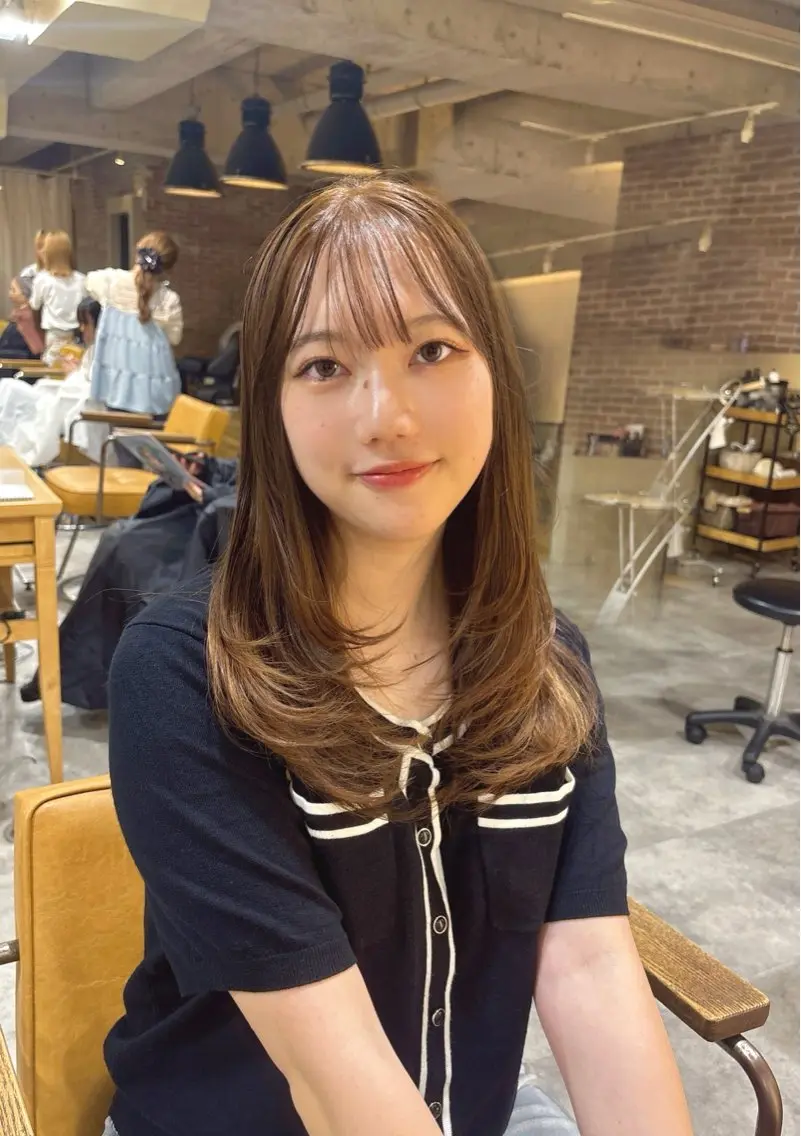 🎀平日限定クーポン🎀似合わせカット×透明感カラー＋クイックTR🫧の写真