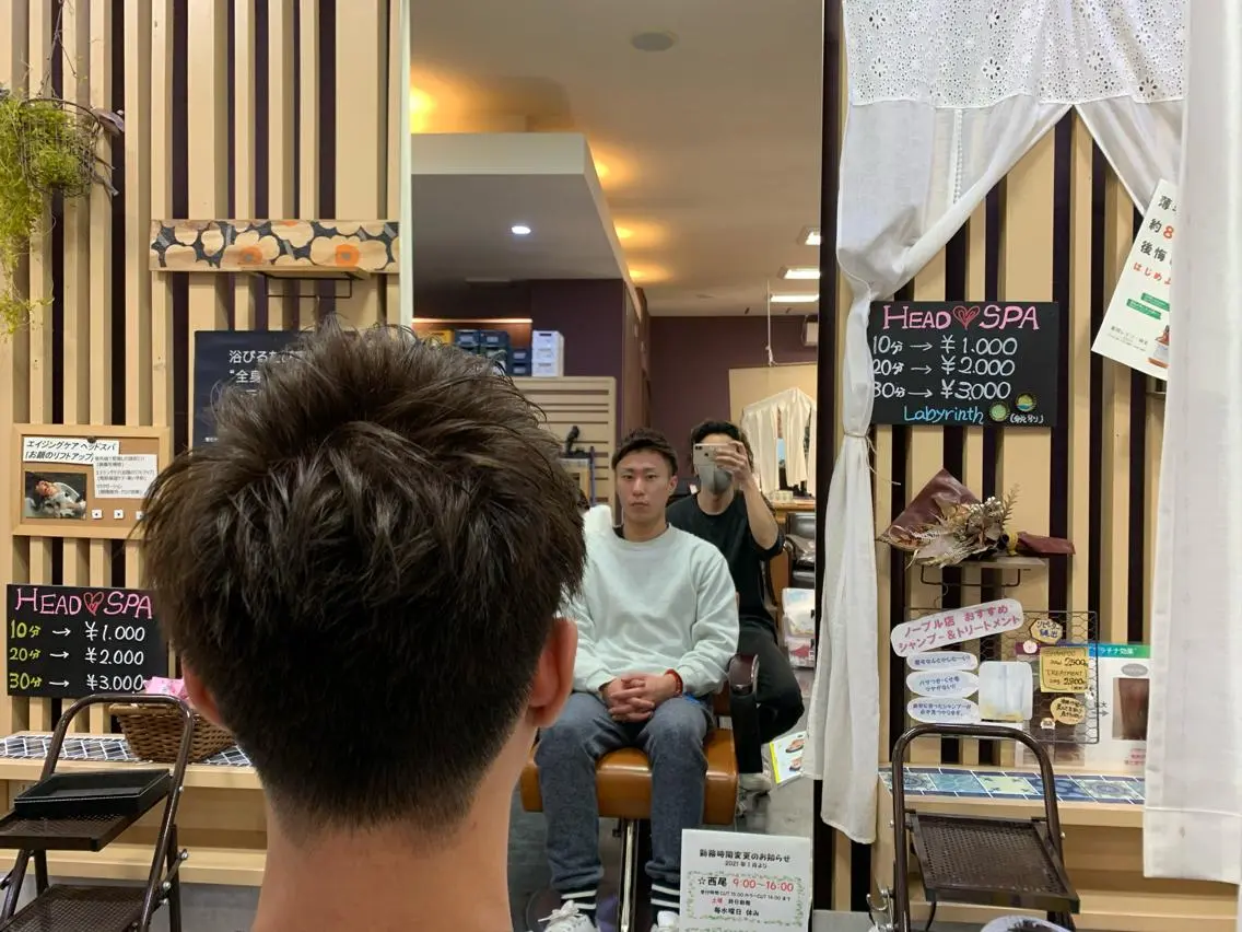 ショート メンズ特化西村 雄太のヘアスタイル