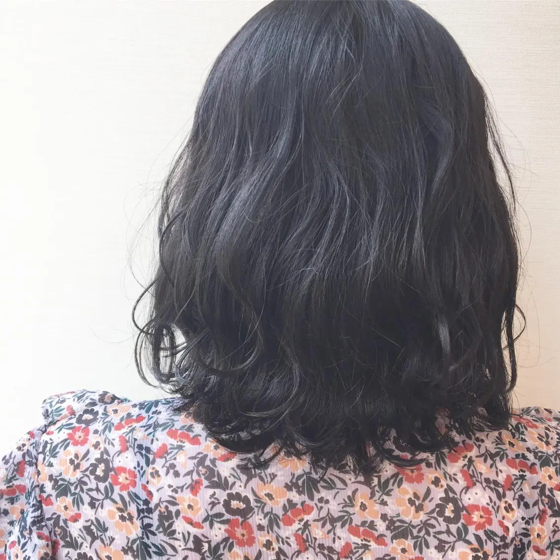 ミディアム カラー ヘアアレンジ 白浜 サキのヘアスタイル