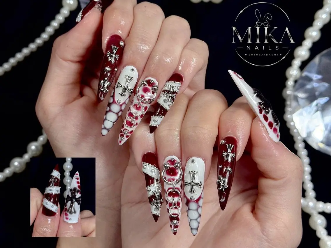 ネイル アートネイル チークネイル ドット フットネイル フレンチネイル ハンドネイル KIMU MIKA.NAILのネイルデザイン