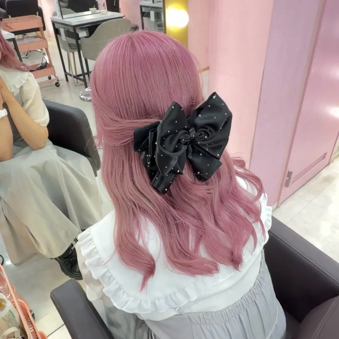 セミロング カラー ヘアカラー トリートメント 🧸淡め透明感🧸 ミルクティー/yuのヘアスタイル