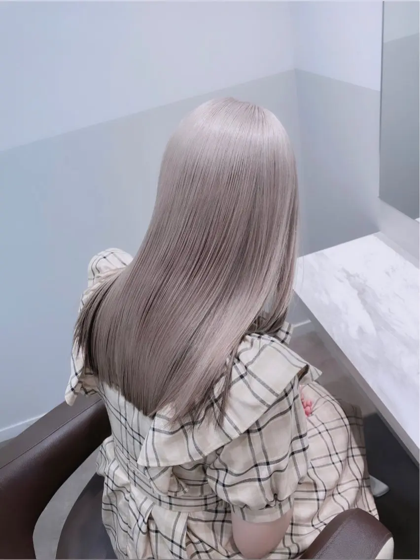 ロング カラー ヘアアレンジ メンズ ブリーチの髪様 MASATOのヘアスタイル