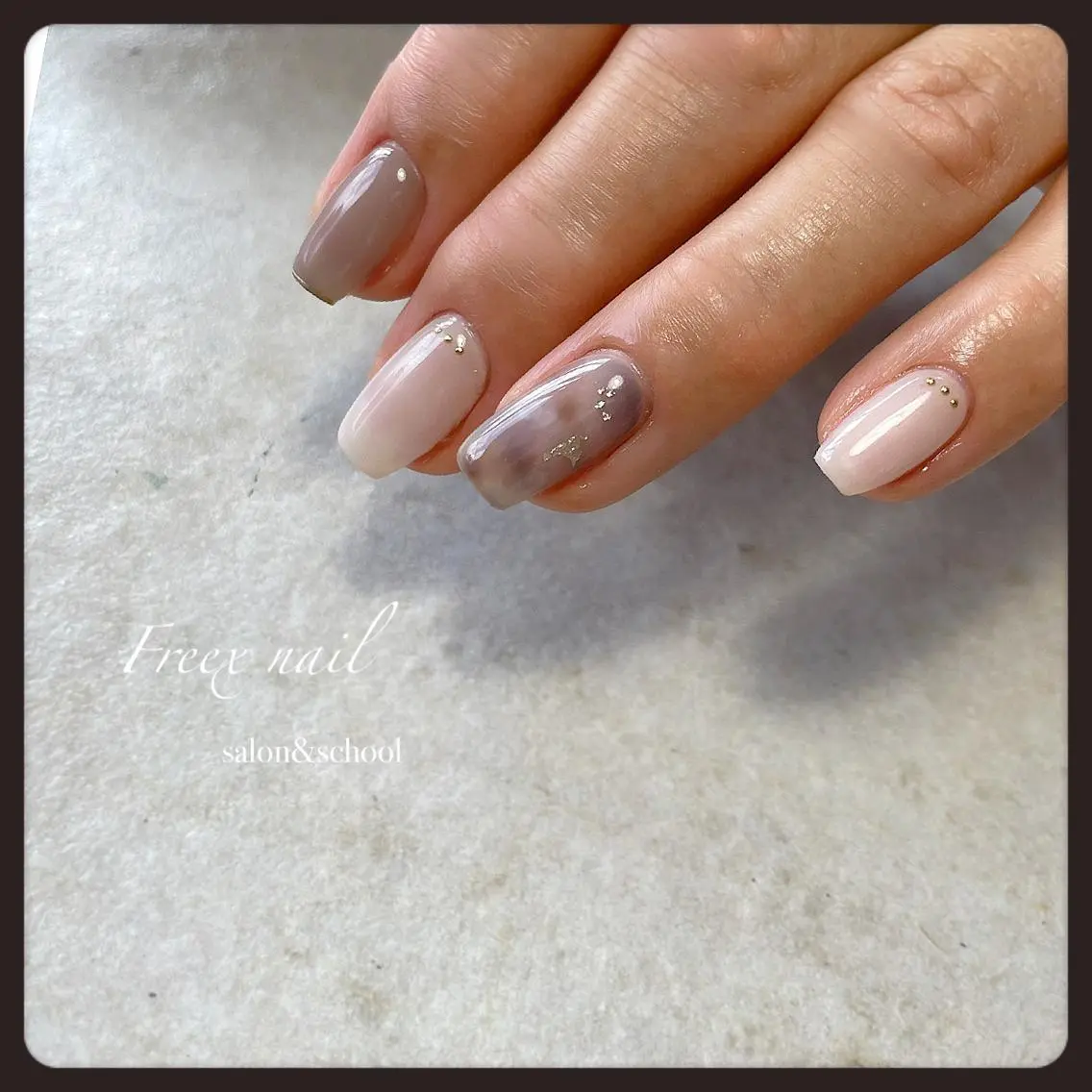 ネイル ニュアンスネイル ハンドネイル ハンドケア freex nail /ニュアンス/個性派のネイルデザイン
