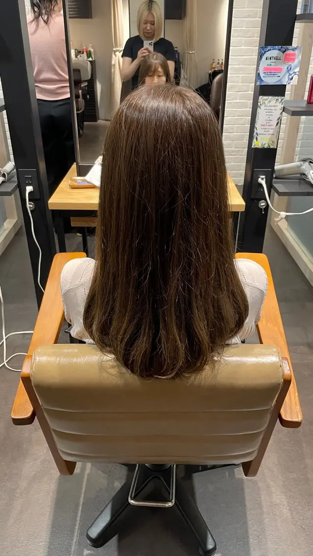 ロング アッシュ りん/神楽坂 カットモデル募集💈のヘアスタイル