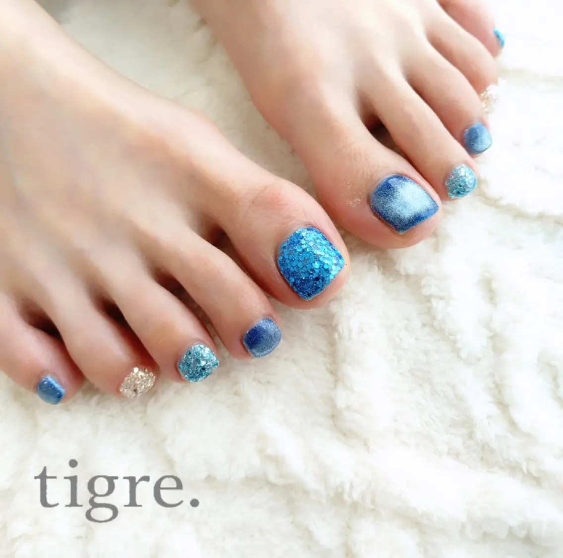 ネイル フットネイル tigre .のネイルデザイン