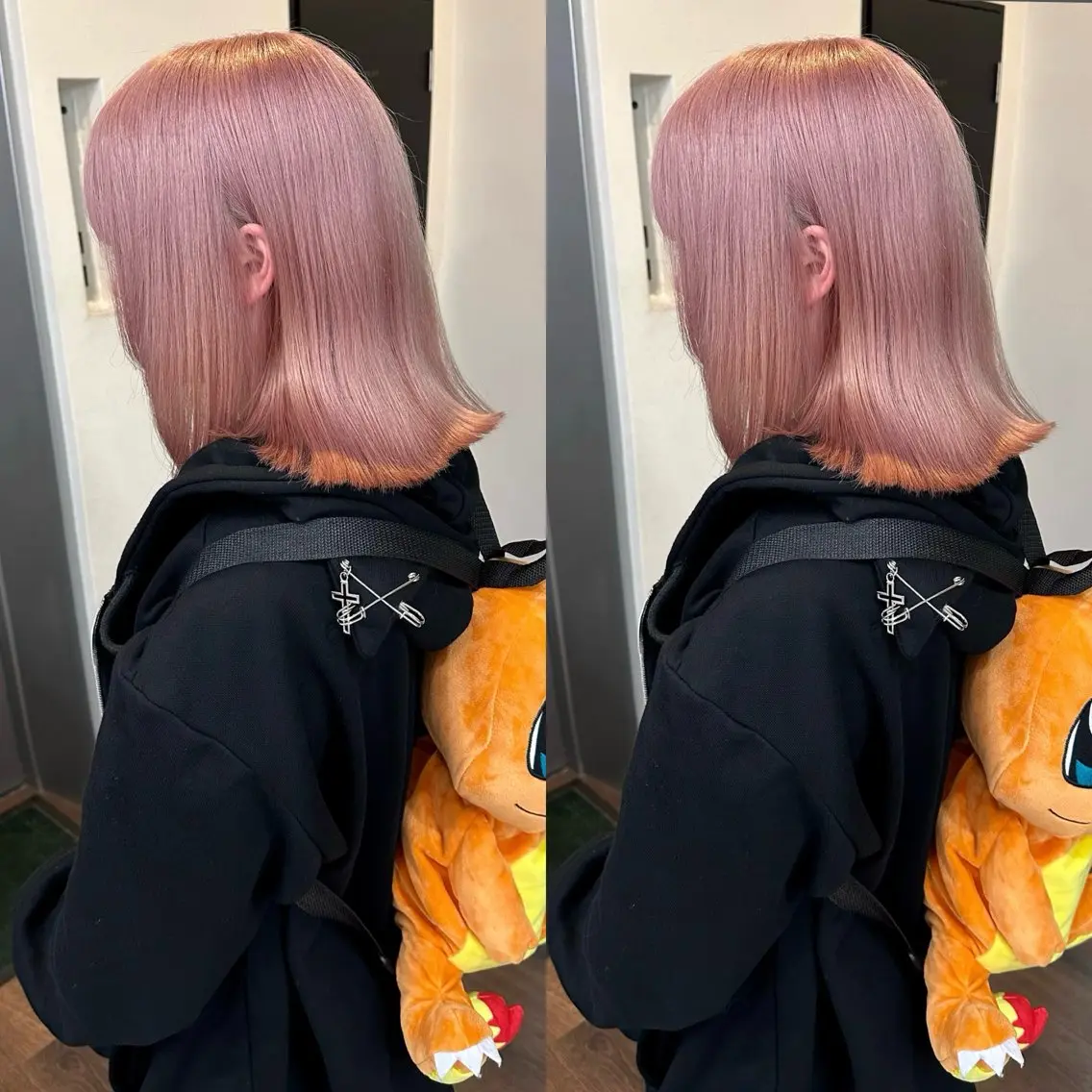 カラー ブリーチ ブラウンカラー 透明感カラー デザインカラー ダブルカラー ヘアカラー slit kokoroのヘアスタイル