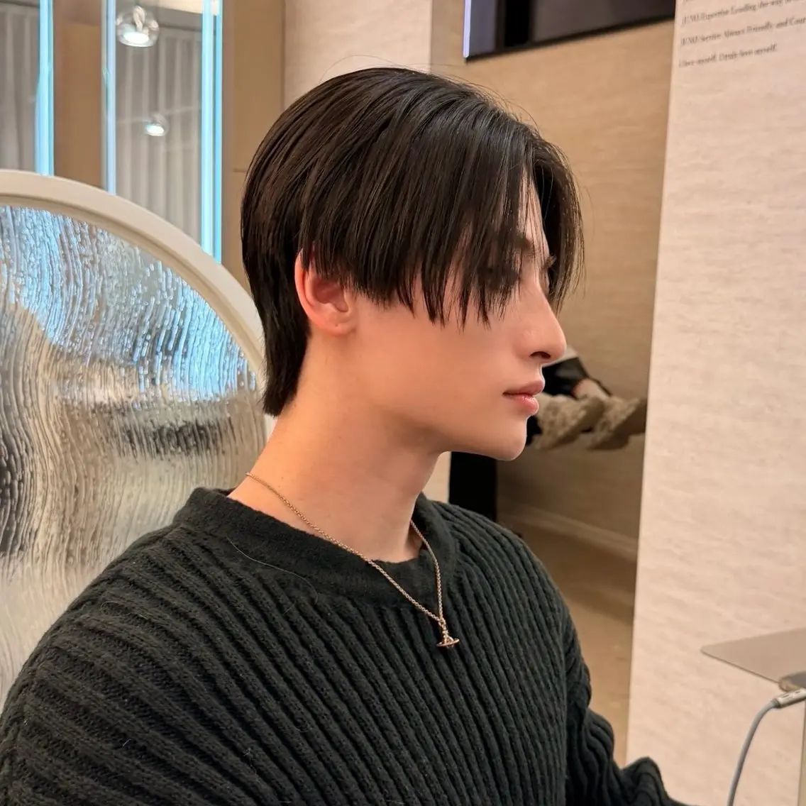 【梅雨の味方!!】🇰🇷韓国メンズカット+ボリュームマジック(縮毛矯正)の写真