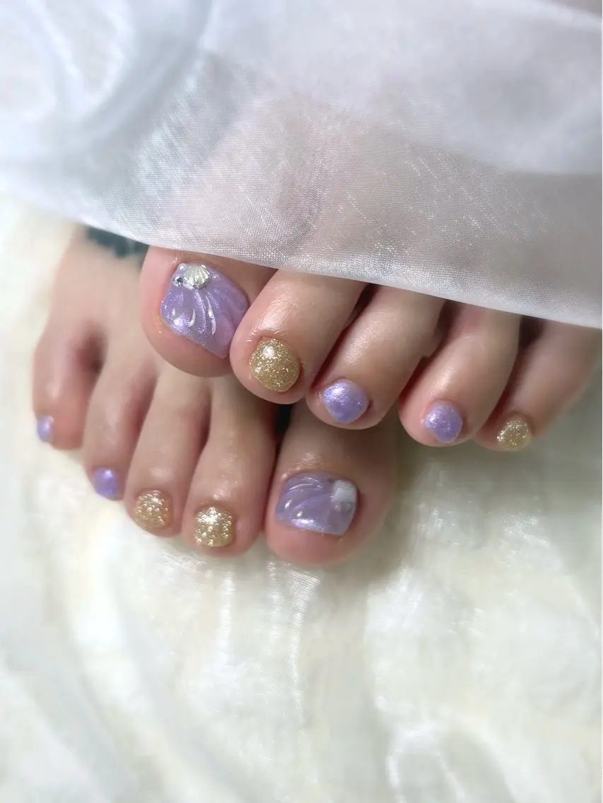 ネイル フットネイル nailsalon Ecliaのネイルデザイン