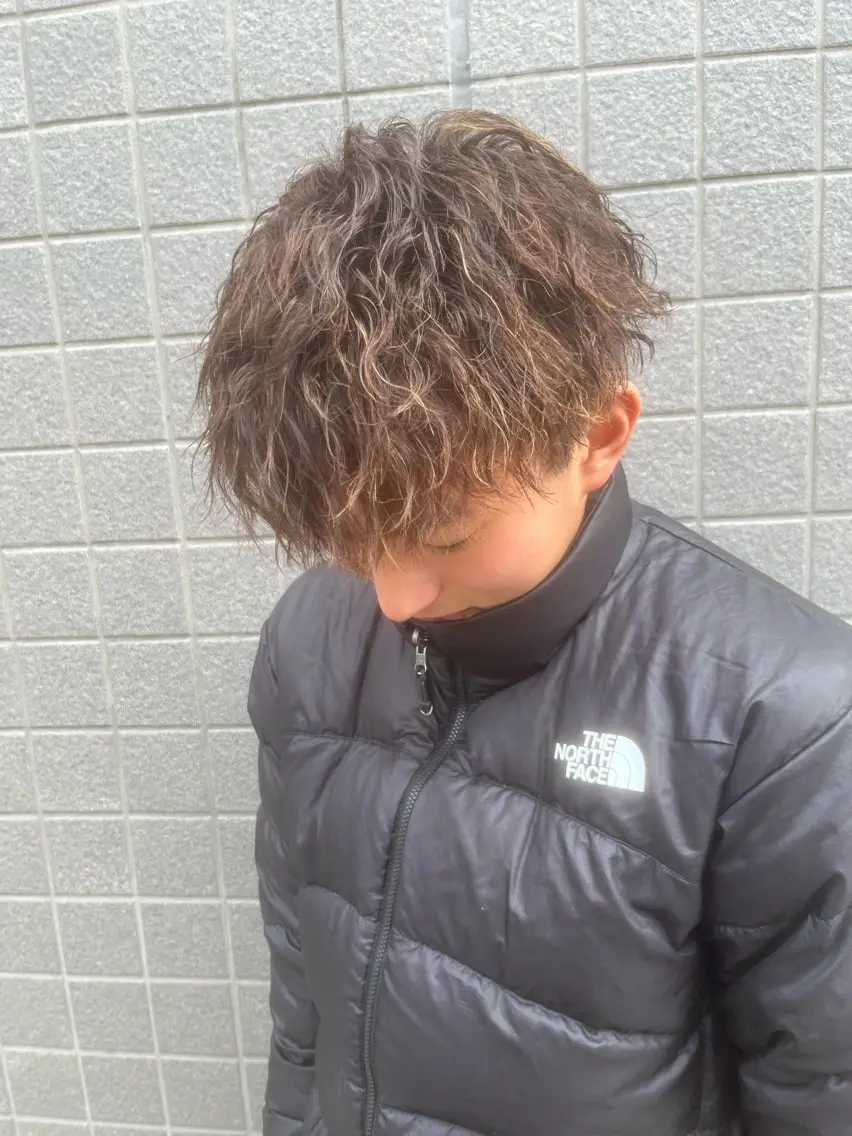 ショート メンズ カット パーマ トリートメント 鹿児島 TSUBASAのヘアスタイル