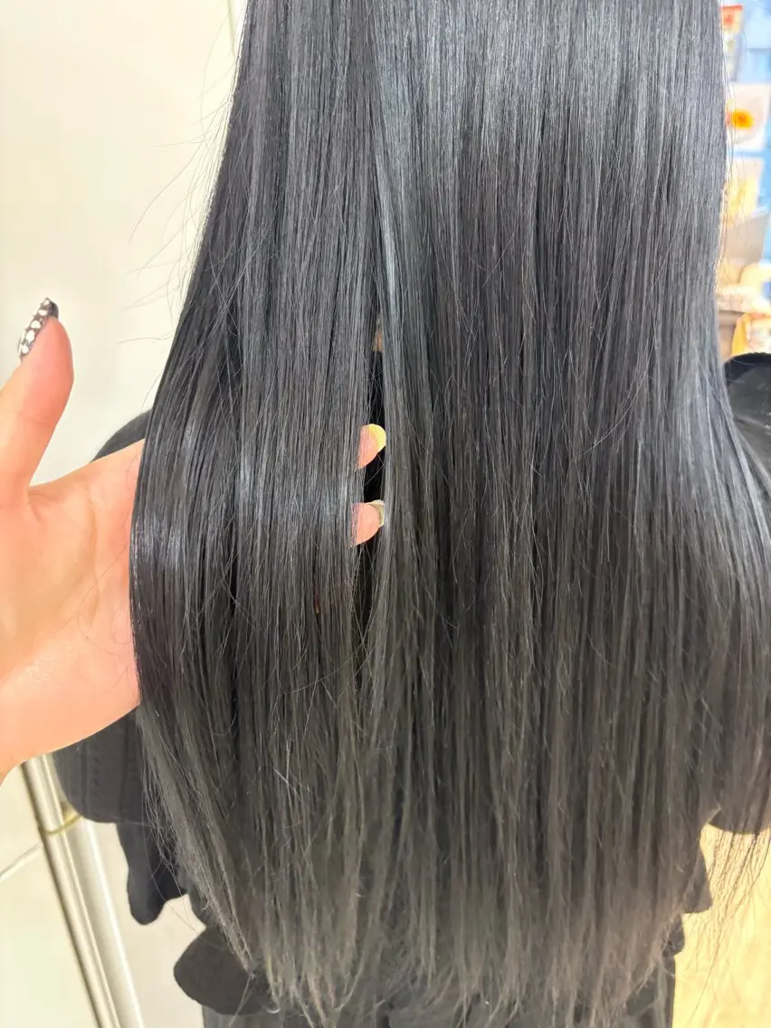 ロング カラー 透明感カラー ダブルカラー ハイライトカラー インナーカラー 顔まわりレイヤー CREA渋沢 モデル募集🌺アイナのヘアスタイル
