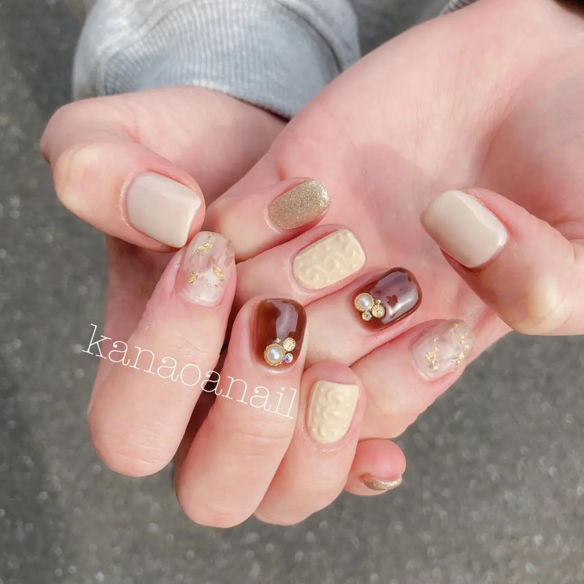 ネイル 地爪育成💅 kanaoanailのネイルデザイン