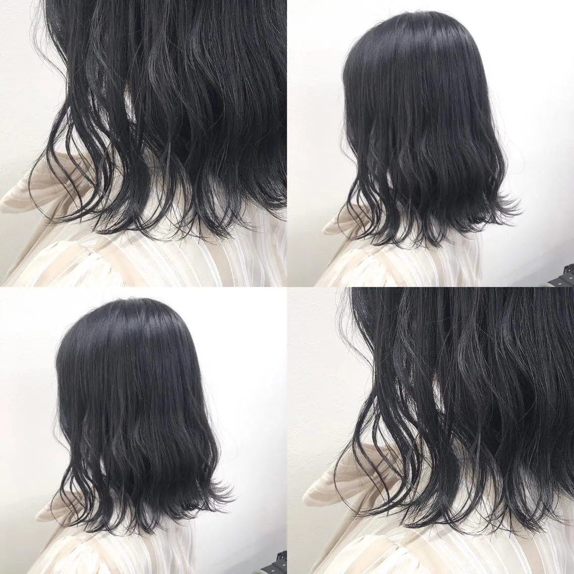 ミディアム カラー パーマ ヘアアレンジ メンズ キッズ ネイル マツエク・マツパ 上品＆韓国風 🥀海心🥀のヘアスタイル