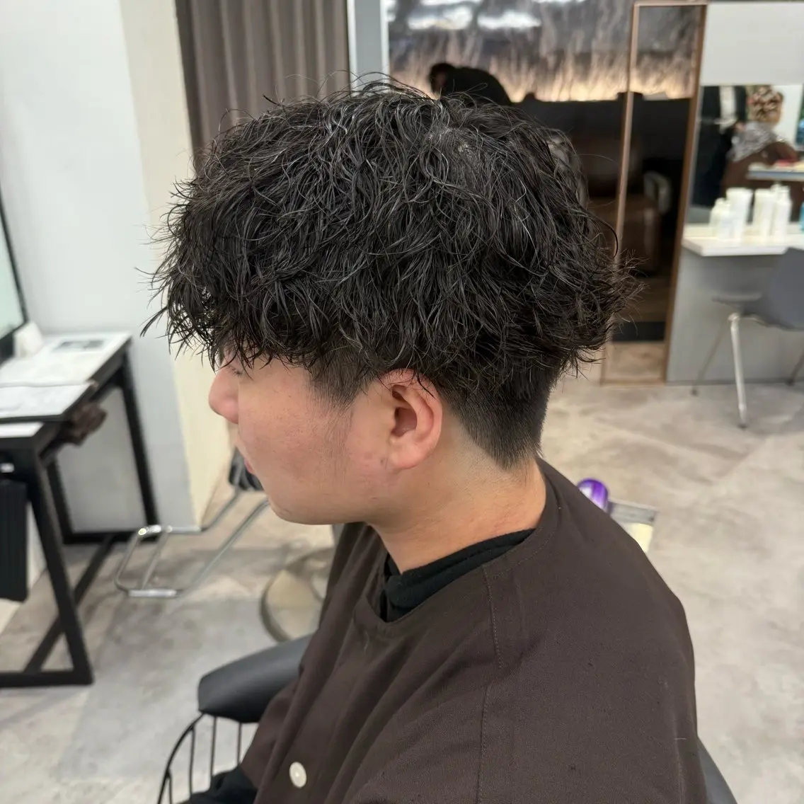 メンズ カット パーマ ツイスパ/ シャドーパーマのヘアスタイル