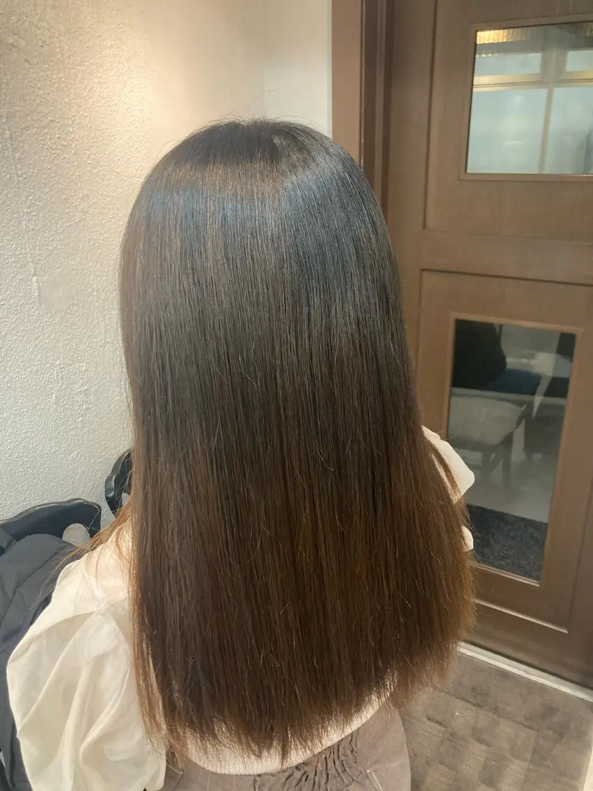ロング 暖色カラー💞 菊地しおんのヘアスタイル