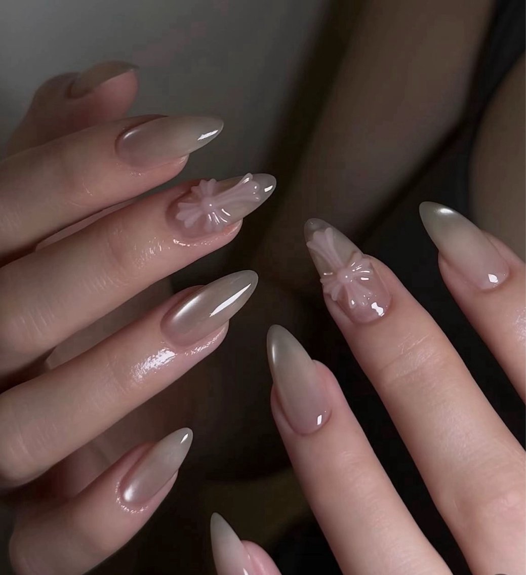 ロング 韓国風ヘア ロング ハンドネイル ハンドケア CHIBI NAIL SALON 船橋のネイルデザイン