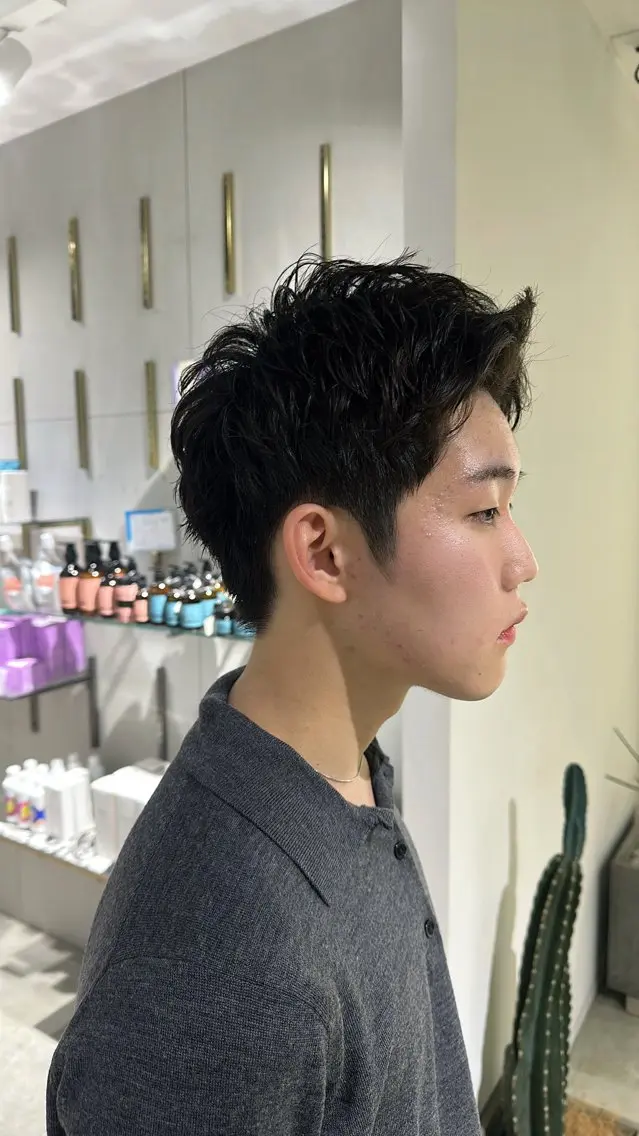 メンズ メンズパーマ milli 佐藤 蓮 🤏のヘアスタイル
