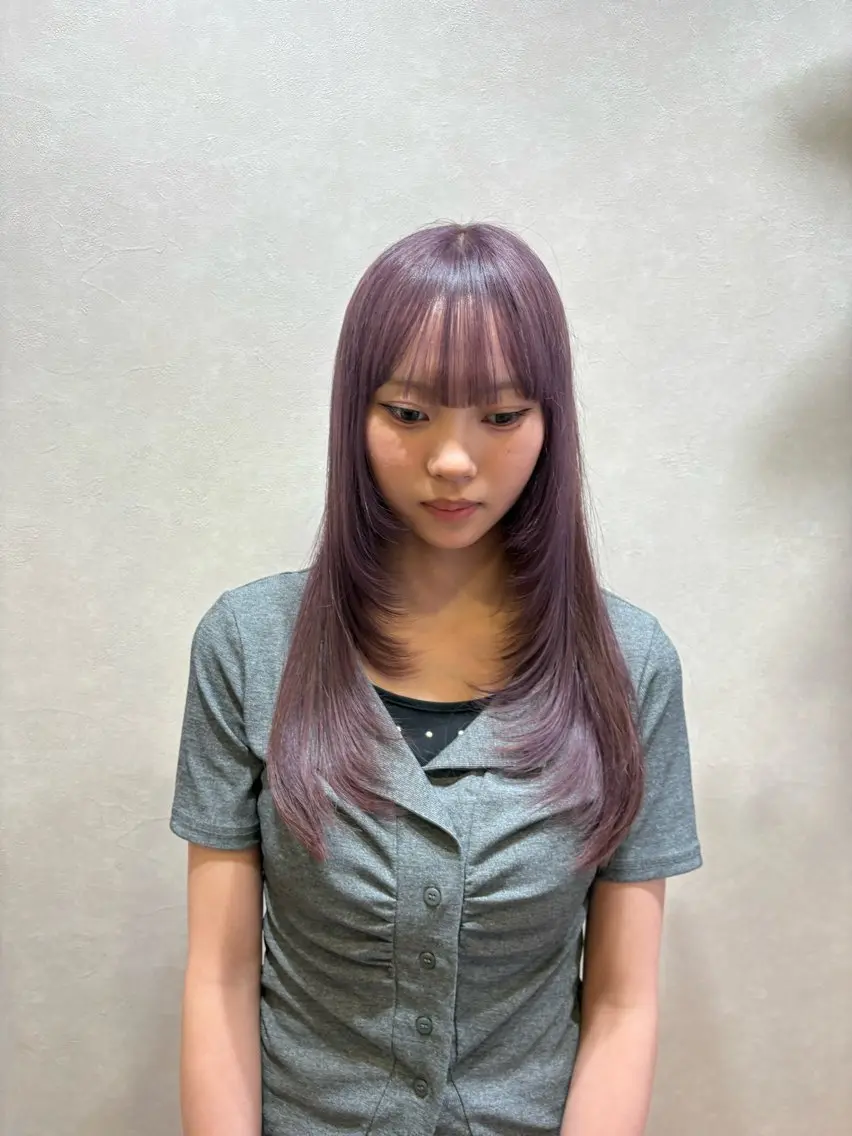 ロング ヘアカラー 💿 kanna💿のヘアスタイル