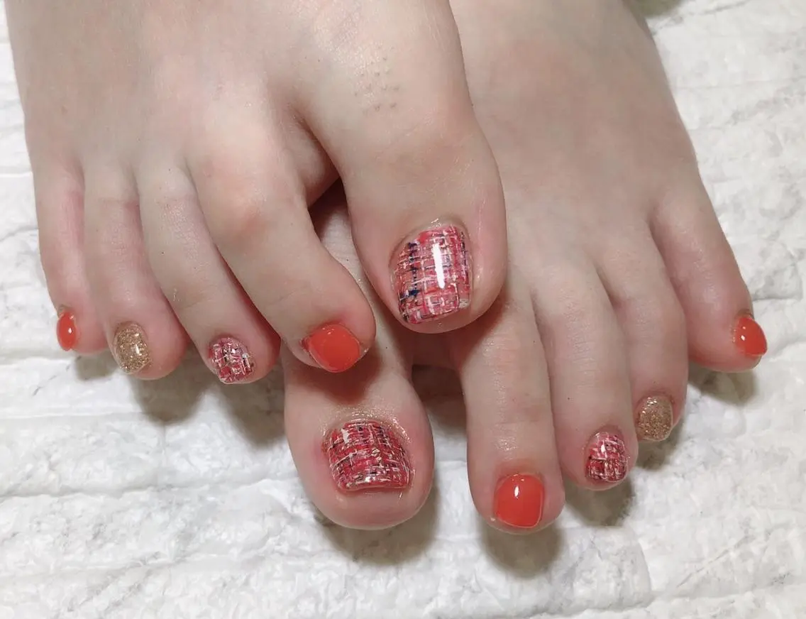 ネイル アートネイル フットネイル yochi nailのネイルデザイン