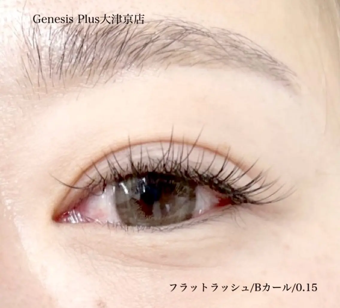 マツエク・マツパ フラットラッシュ Genesis Plus大津京店のマツエク・マツパデザイン