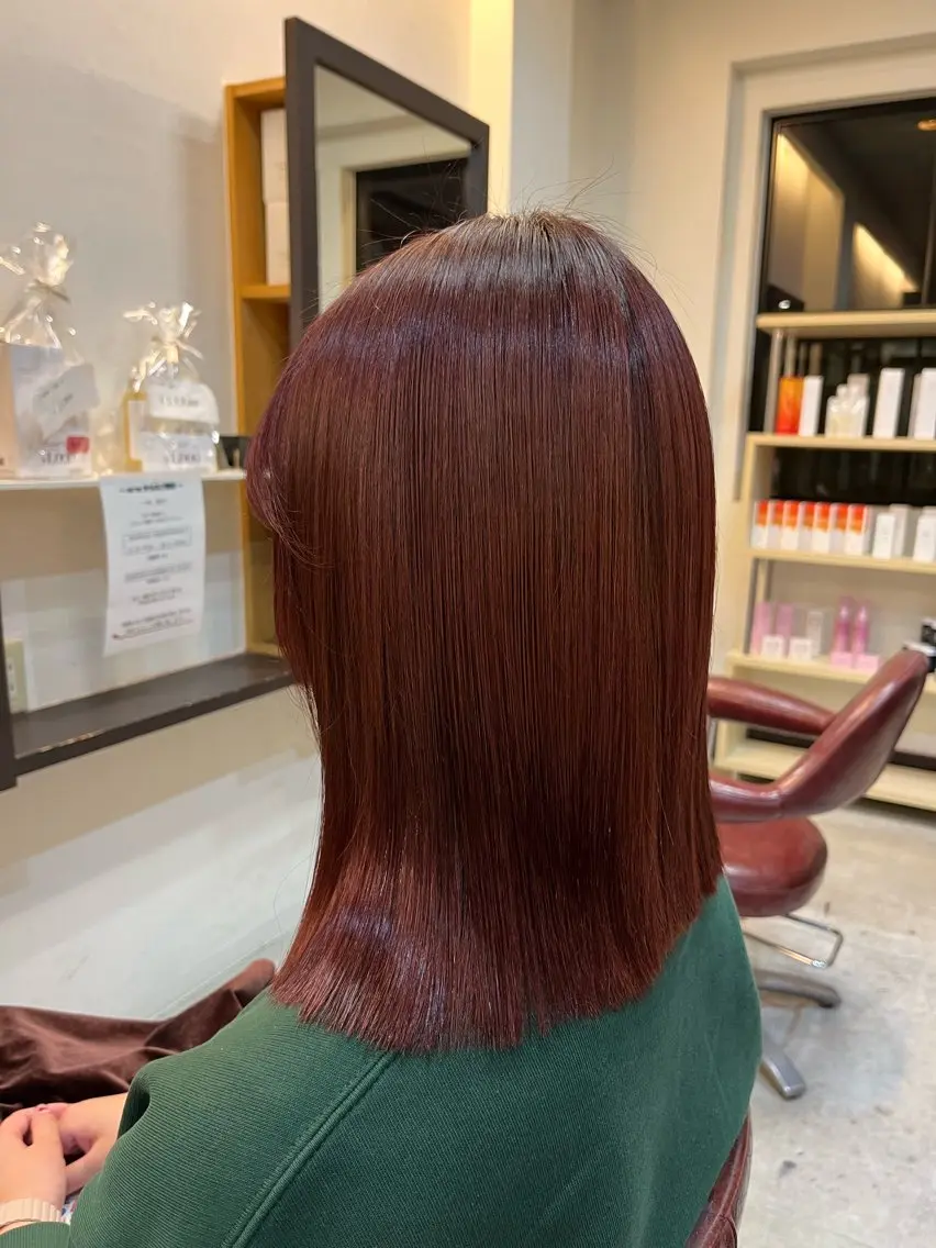 ミディアム 立道 樹奈のヘアスタイル